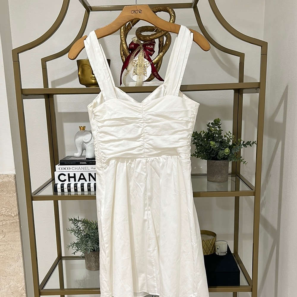 Little White Mini Dress - Picture 6 of 7